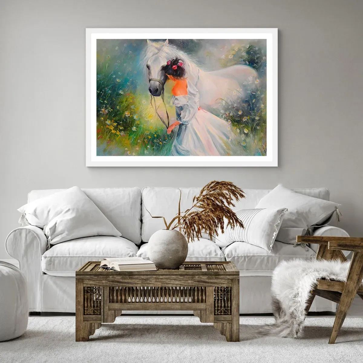 Affisch i vit ram - Ur en vacker dröm - 91x61 cm