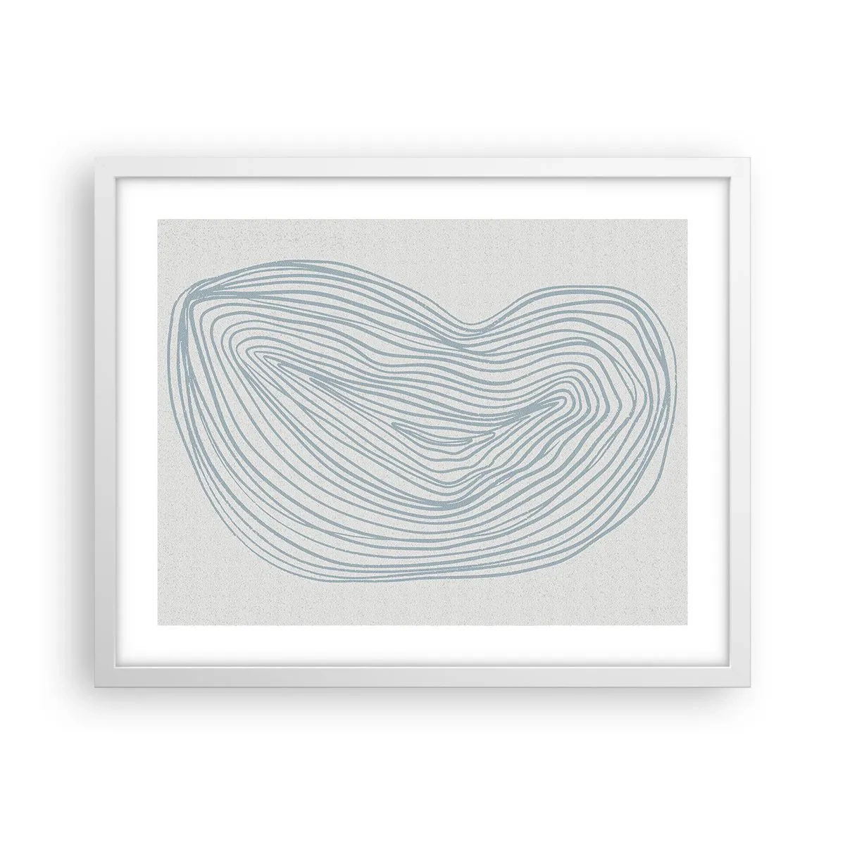 Affisch i vit ram - Droppens leende - 50x40 cm