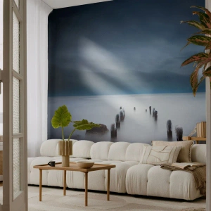 Fototapet Premium Sand - Fundersam sjö - Landskap, Hav, Sjö - 100x70 cm