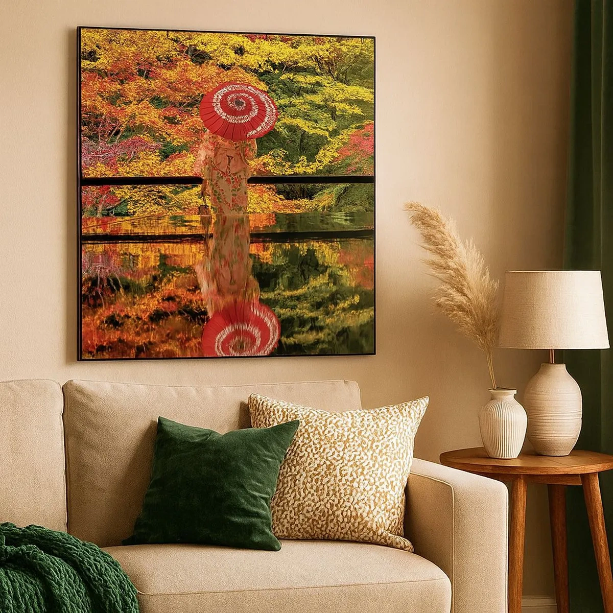 Canvastavla - Bild på duk - I naturens tempel - 30x30 cm