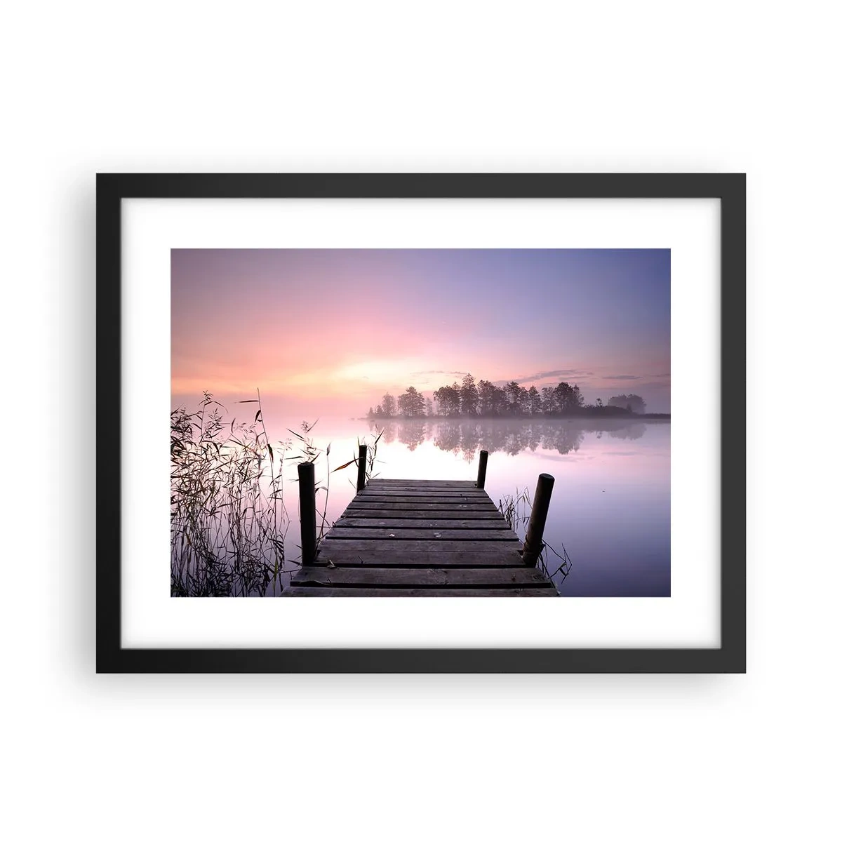 Affisch i svart ram - Ur liljedimman... - 40x30 cm