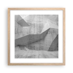 Affisch i ram av ljusek - En riktig utmaning - 40x40 cm