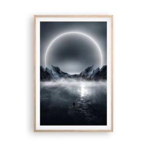 Affisch i ram av ljusek - En berättelses final - 61x91 cm