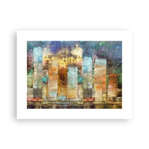 Affisch - Solig metropol - 40x30 cm