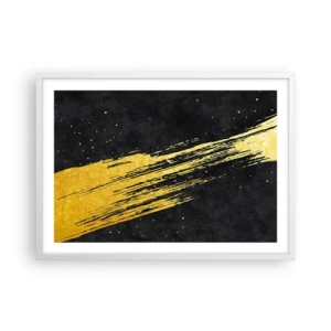 Affisch i vit ram - Hoppa in i hyperrymden - 70x50 cm