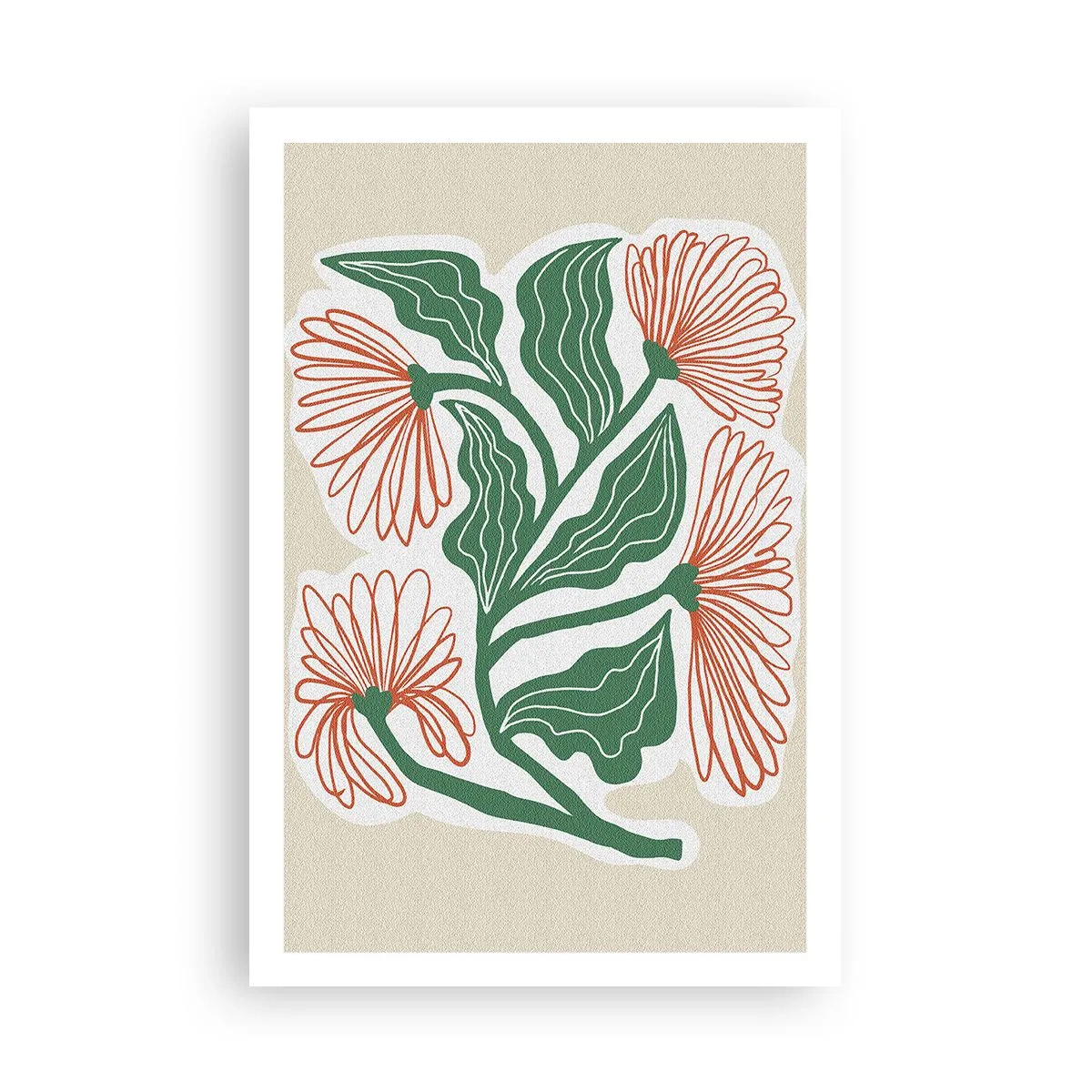 Affisch - Folkligt och modernt - 61x91 cm