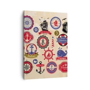 Canvastavla - Bild på duk - Seglarbroderskap - 50x70 cm