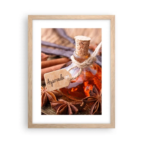 Affisch i ram av ljusek - Mot kroppens och själens enighet - 30x40 cm