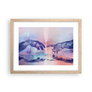 Affisch i ram av ljusek - Den gudomliga gnistan av liv - 40x30 cm