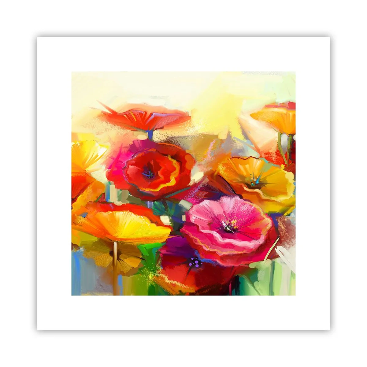 Affisch - Inte bara rött - 30x30 cm