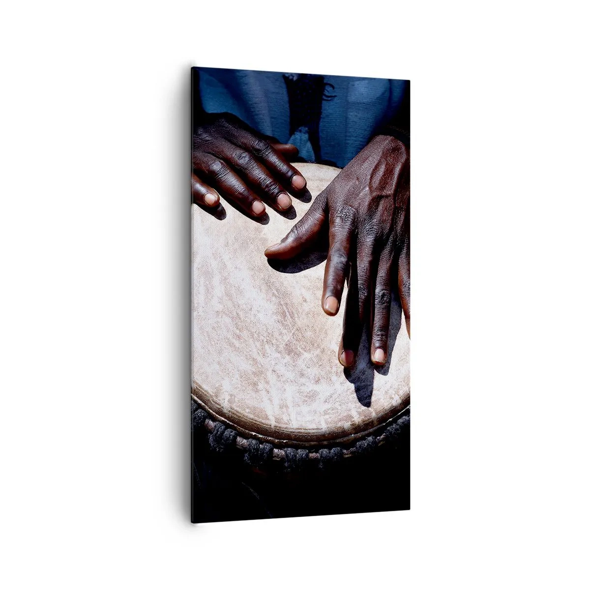 Canvastavla - Bild på duk - Lev efter din rytm - 65x120 cm