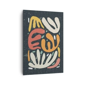 Canvastavla - Bild på duk - Komposition - Jag tar snart tag i dig  - 70x100 cm