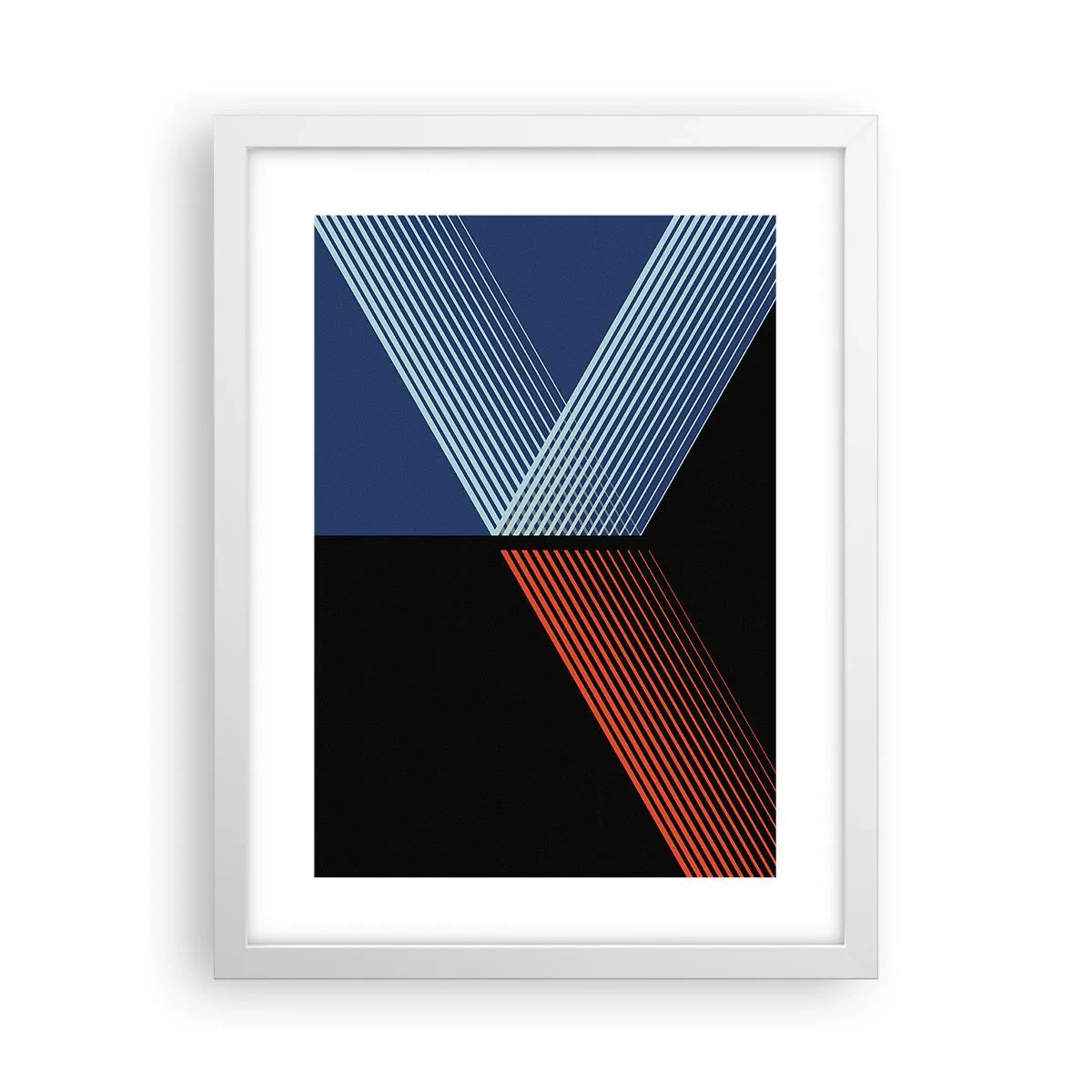 Affisch i vit ram - Enkel historia - 30x40 cm