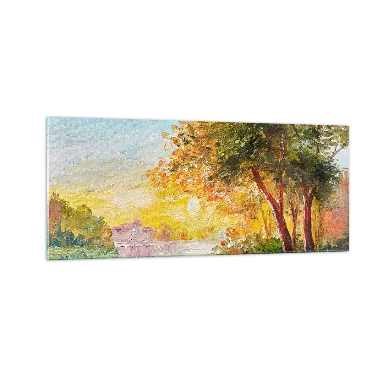 Glastavla - Bild på glas - Et in Arcadia ego - 100x40 cm