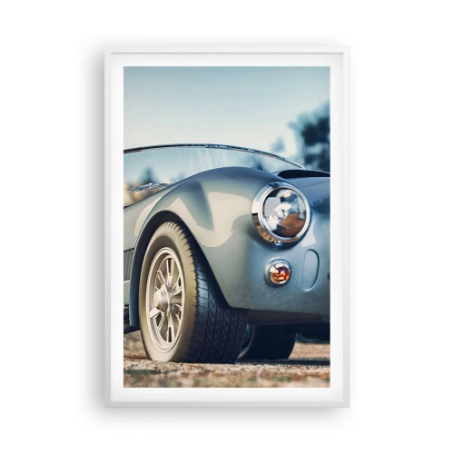 Affisch i vit ram - Det är stilen som räknas - 61x91 cm