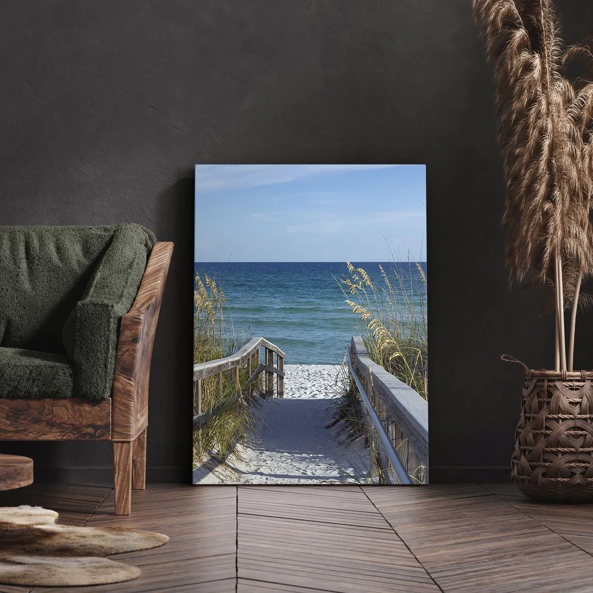 Canvastavla - Bild på duk - I solen, i vinden - 80x120 cm