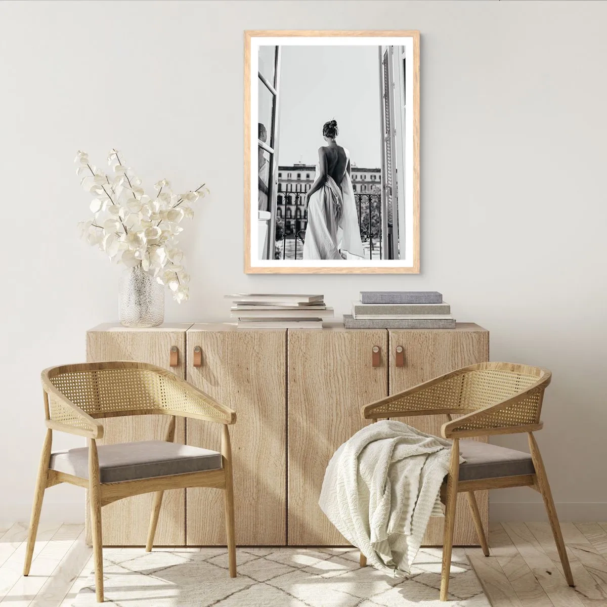 Affisch i ram av ljusek - Sinnen vaknar - 30x40 cm