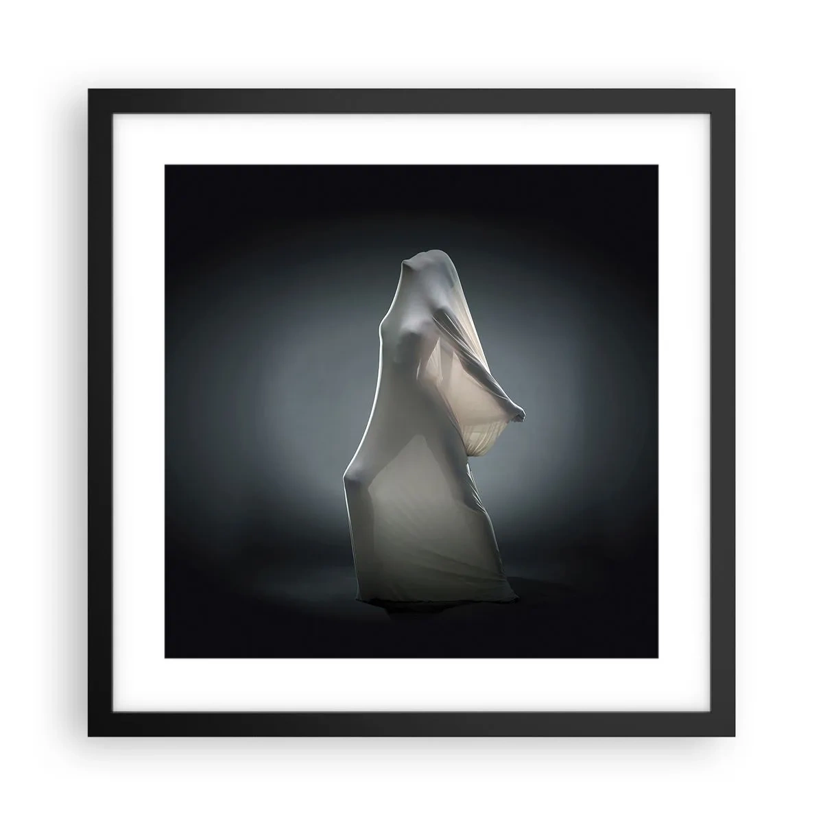 Affisch i svart ram - Dolda drömmar - 40x40 cm