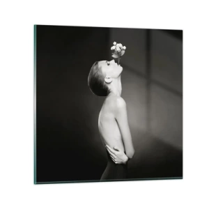 Glastavla - Bild på glas - Excentrisk elegans - 30x30 cm