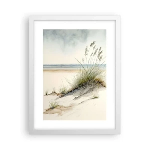Affisch i vit ram - Smekta av vinden - 30x40 cm