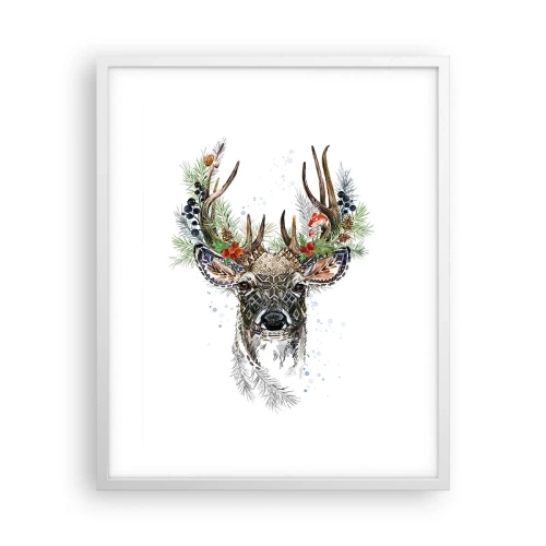 Affisch i vit ram - I högtidskläder - 40x50 cm