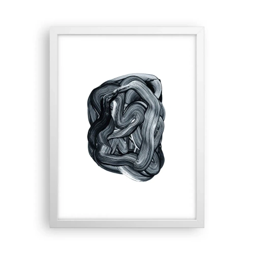 Affisch i vit ram - Det är inte så enkelt - 30x40 cm