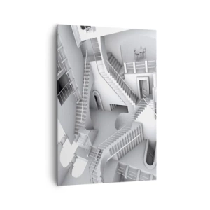 Canvastavla - Bild på duk - Rummets paradoxer - 70x100 cm