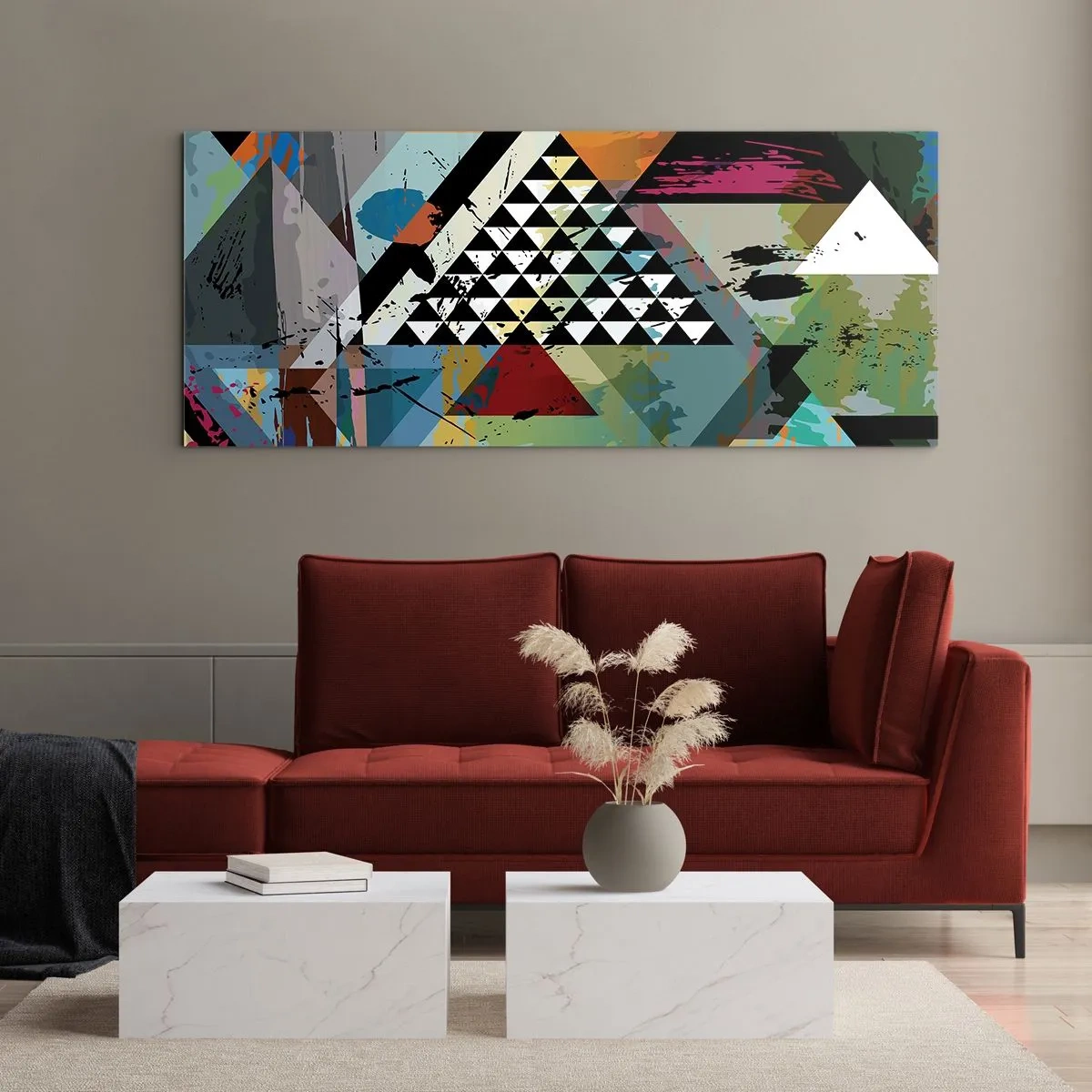 Glastavla - Bild på glas - Det är så enkelt - 120x50 cm