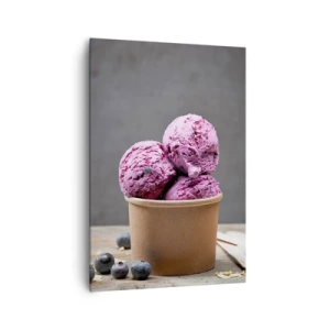 Canvastavla - Bild på duk - Sötma och svalka - 70x100 cm