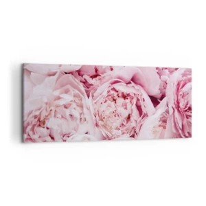 Canvastavla - Bild på duk - Hopklämda och doftande - 100x40 cm