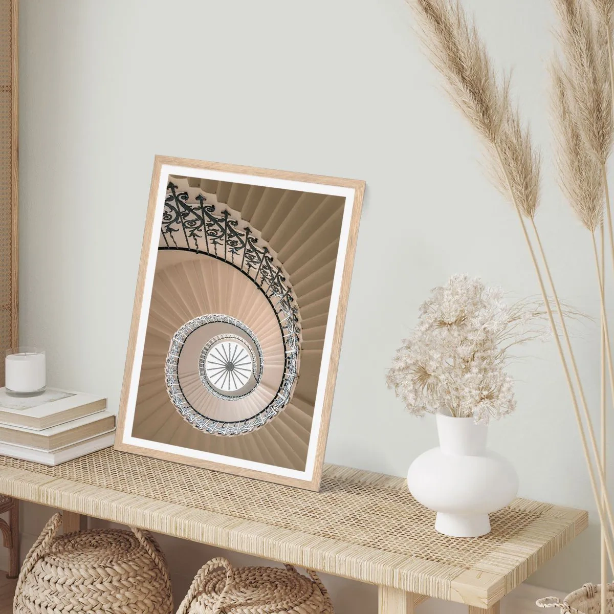 Affisch i ram av ljusek - I musslans mitt - 50x70 cm