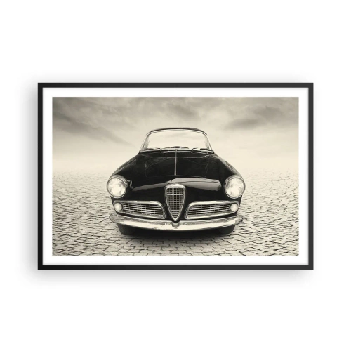 Affisch i svart ram - Hur kan man inte älska mig? - 91x61 cm