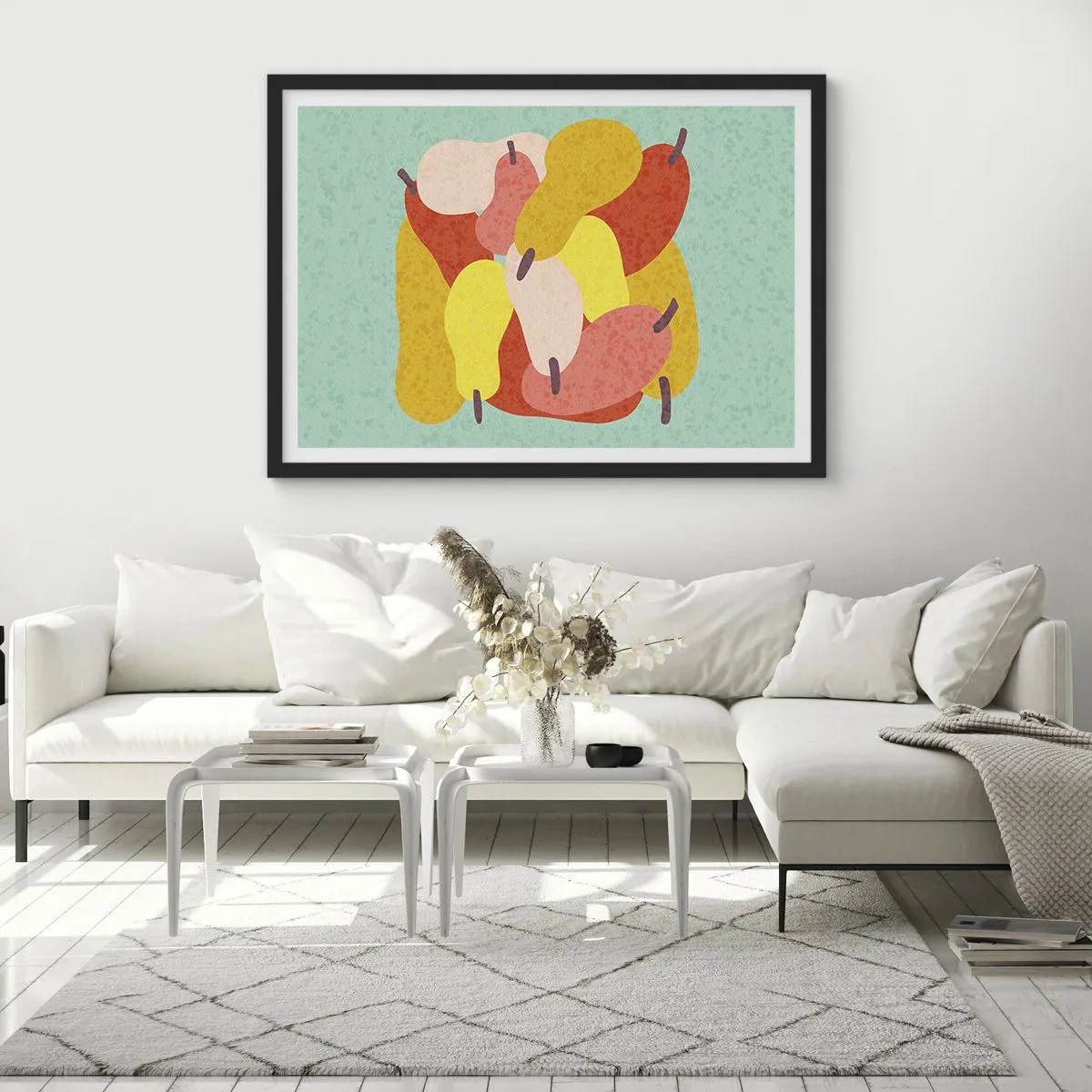 Affisch i svart ram - Smaka på sommarsolen - 50x40 cm