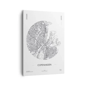 Canvastavla - Bild på duk - Köpenhamns anatomi - 50x70 cm