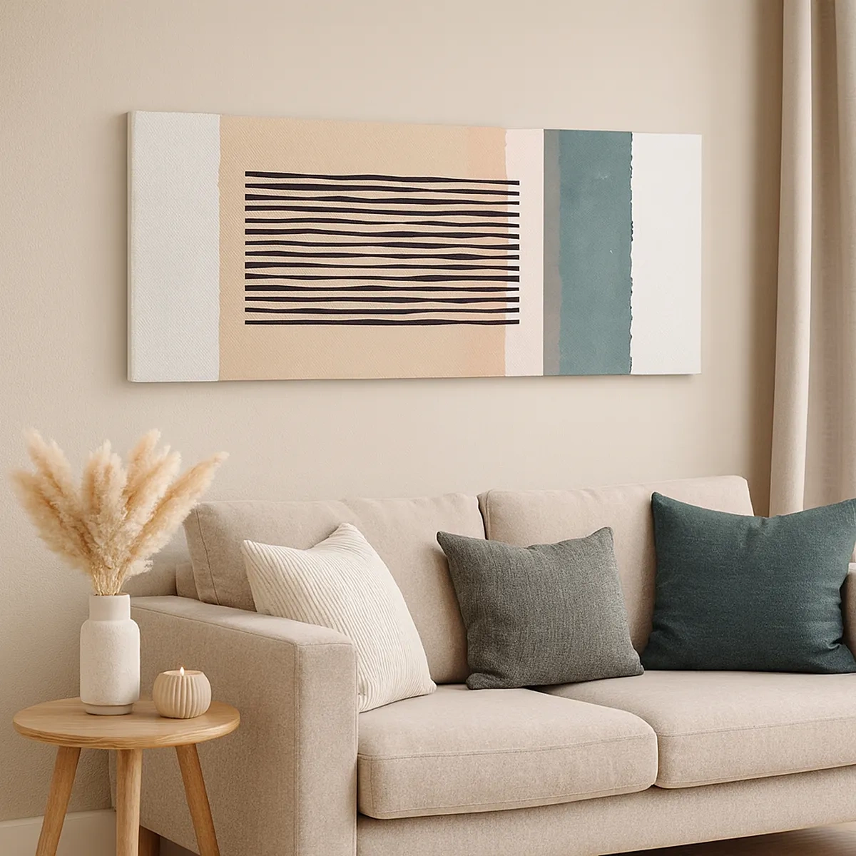 Canvastavla - Bild på duk - Allt väl - 30x30 cm