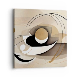 Canvastavla - Bild på duk - Komposition: essensen av saker och ting - 30x30 cm