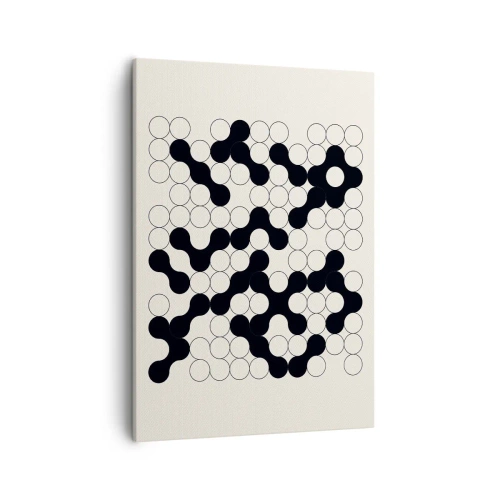 Canvastavla - Bild på duk - Kinesiskt spel - variation - 50x70 cm