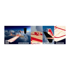 Provbit av självhäftande fototapet Deluxe Sticker - Ännu högre, ännu längre - Plan, Segelflygplan, Moln - 100x30 cm