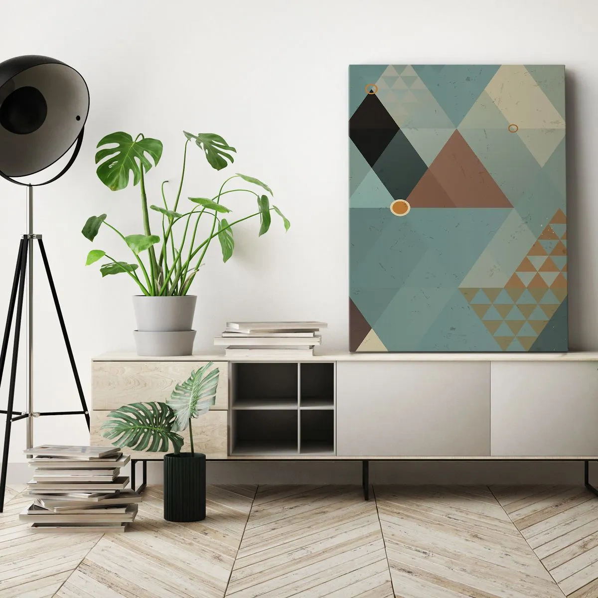 Canvastavla - Bild på duk - Mångfaldens enighet, enighetens mångfald - 80x120 cm