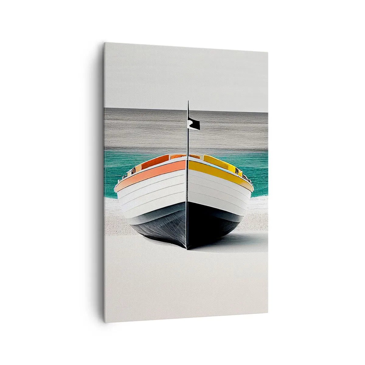 Canvastavla - Bild på duk - På sin plats - 80x120 cm