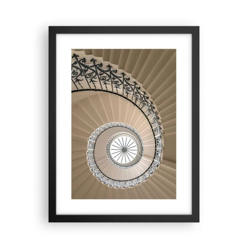 Affisch i svart ram - I musslans mitt - 30x40 cm