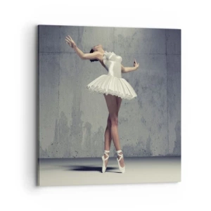 Canvastavla - Bild på duk - Lätt som en fågel - 70x70 cm