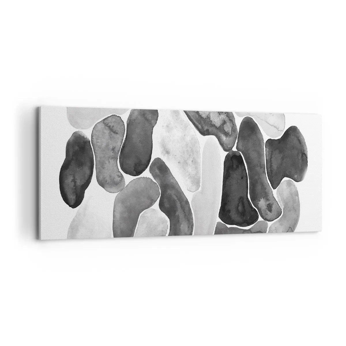 Canvastavla - Bild på duk - Stenig abstraktion - 100x40 cm