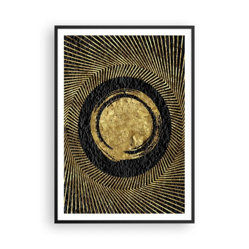 Affisch i svart ram - Glamourös komposition - 70x100 cm