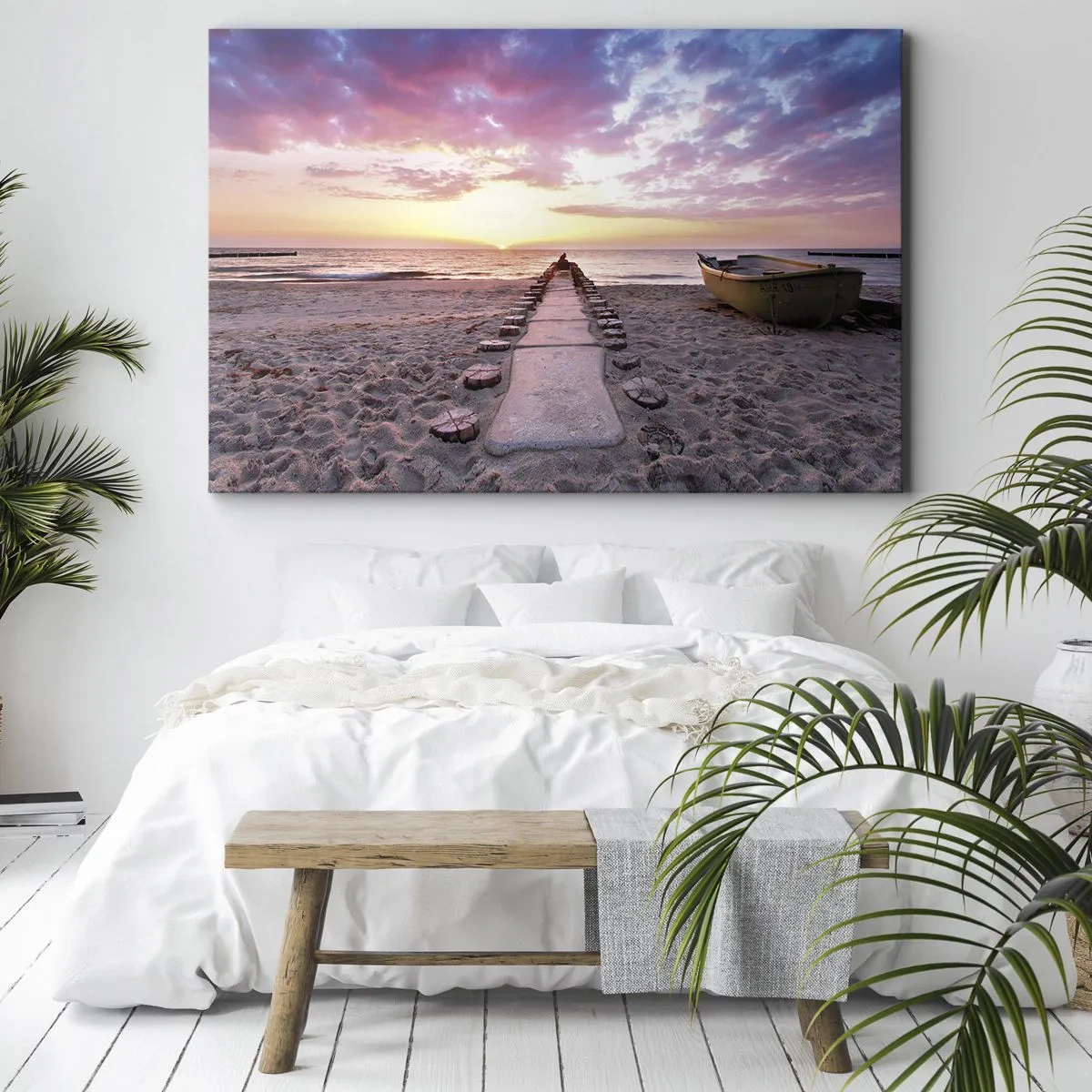 Canvastavla - Bild på duk - En stund av djup upplevelse - 70x50 cm