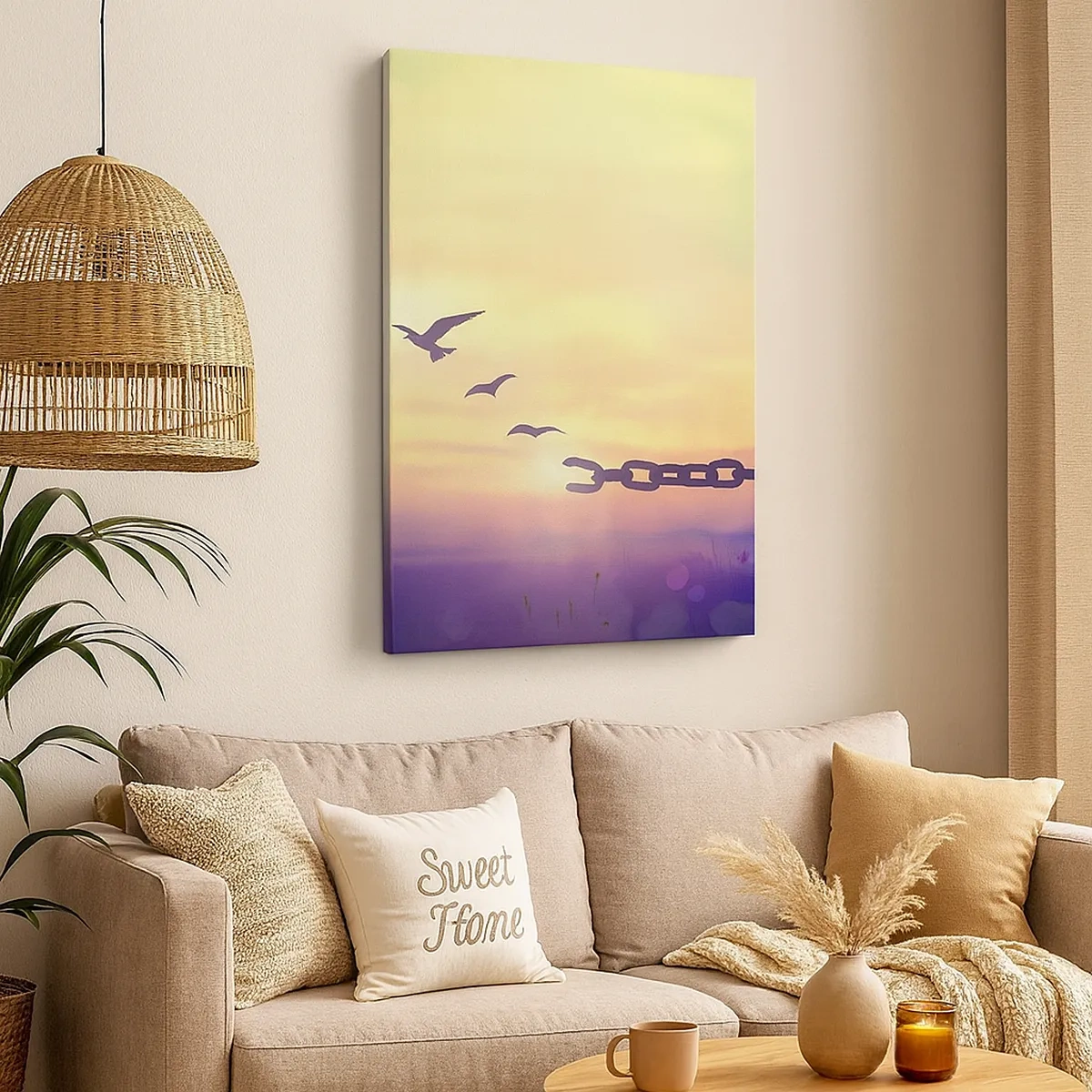 Canvastavla - Bild på duk - Frihetens seger - 50x70 cm