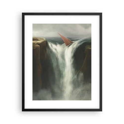 Affisch i svart ram - Livets varning - 40x50 cm