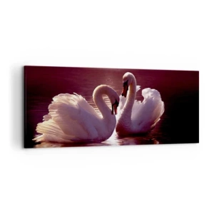 Canvastavla - Bild på duk - Tills döden skiljer oss - 120x50 cm