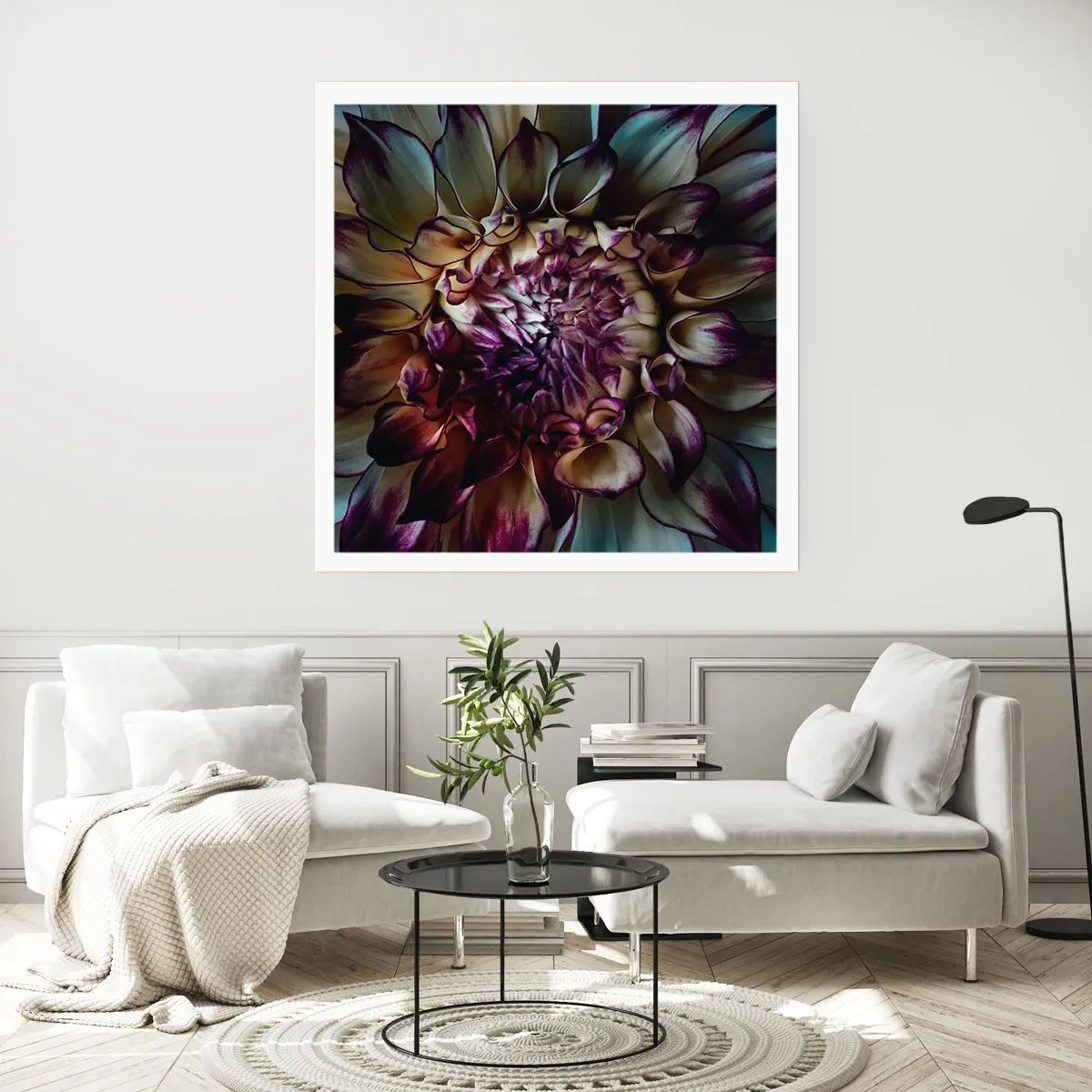 Affisch - Blommande ungdom - 40x40 cm