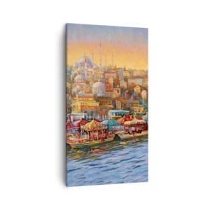 Canvastavla - Bild på duk - Istanbul-berättelse - 45x80 cm